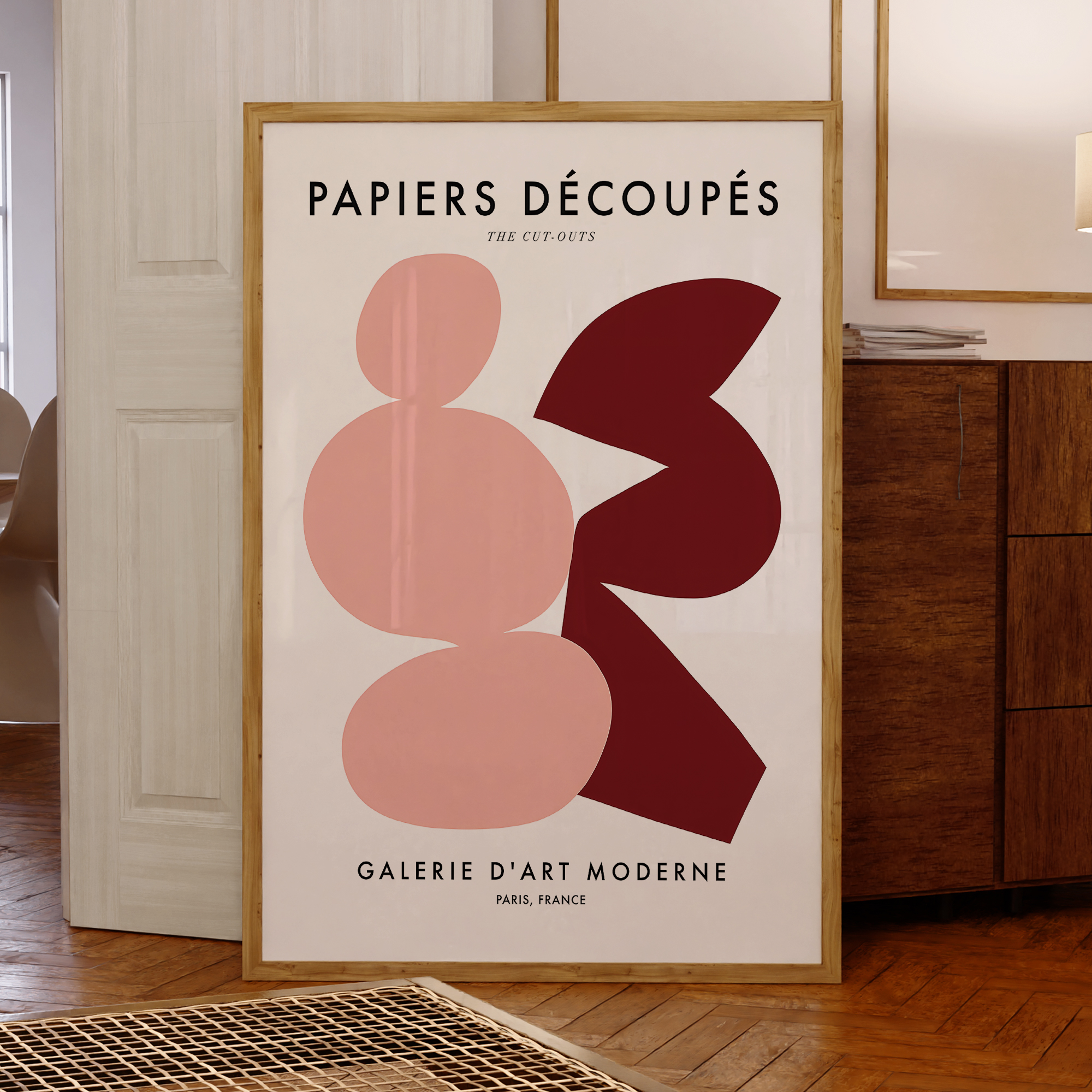 Interior Design Room - Modern Papiers Decoupes - Galerie D'art