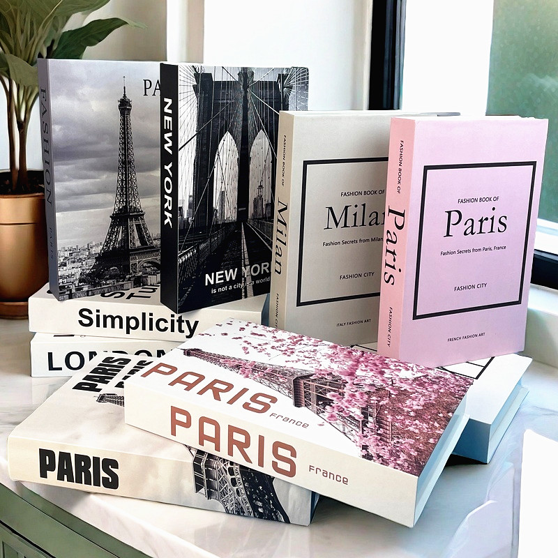 Open Fake Book Storage Box Lux - Interior Design Yearbook ulasan dan harga