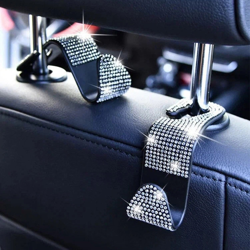 2 Rhinestone Car Seat Back Hoo - Interior Design Texture ulasan dan harga