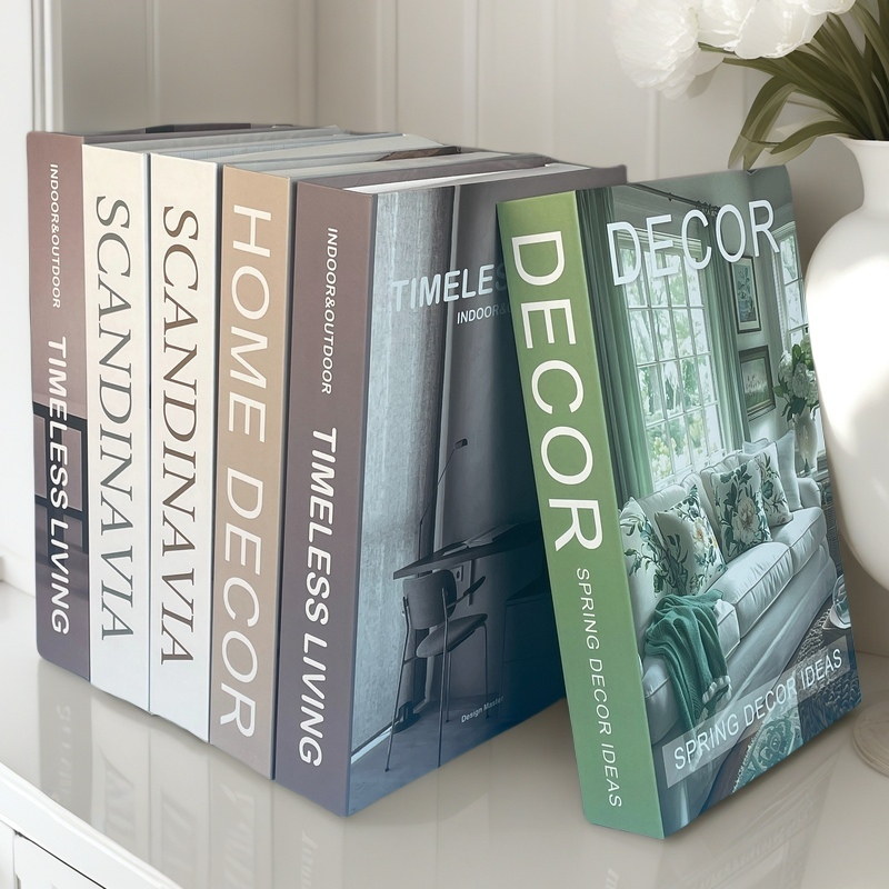 Open Luxury Fake Book Storage  - Interior Design Yearbook ulasan dan harga