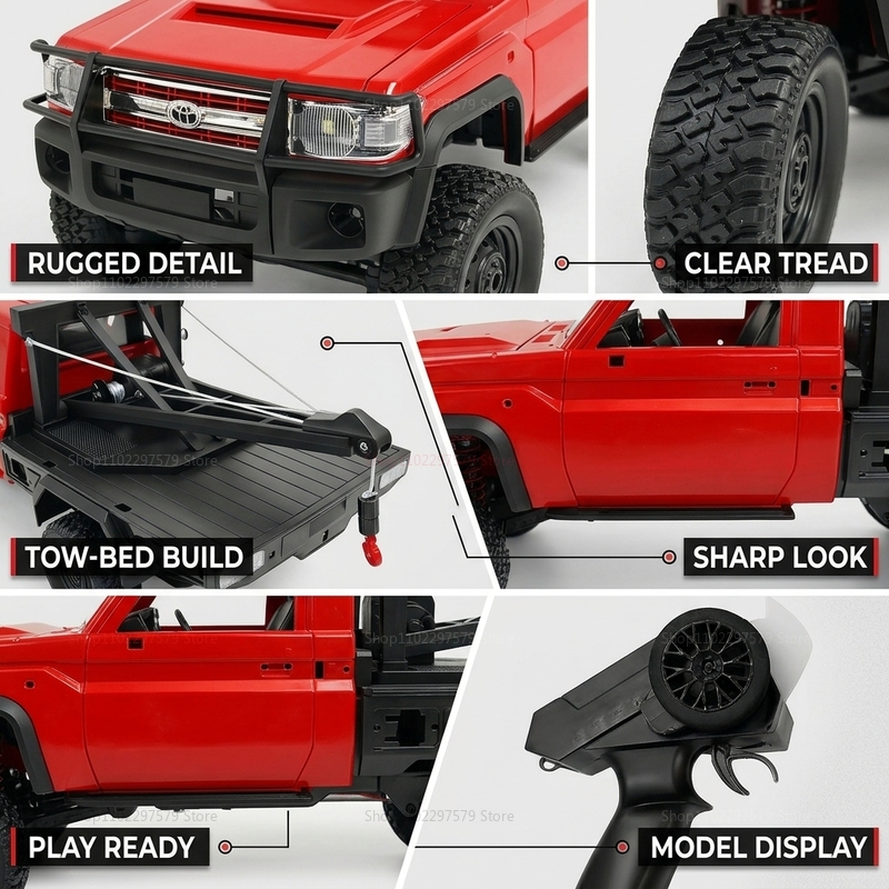 New MN82T RC Crawler 2.4G 4WD  - Interior Design Experience ulasan dan harga
