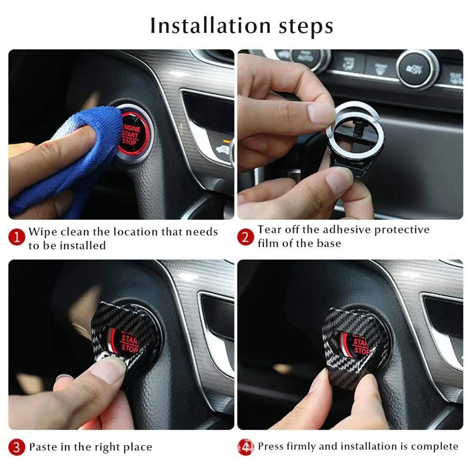 New 1PC Car Engine One-Key Sta - Interior Design Texture ulasan dan harga