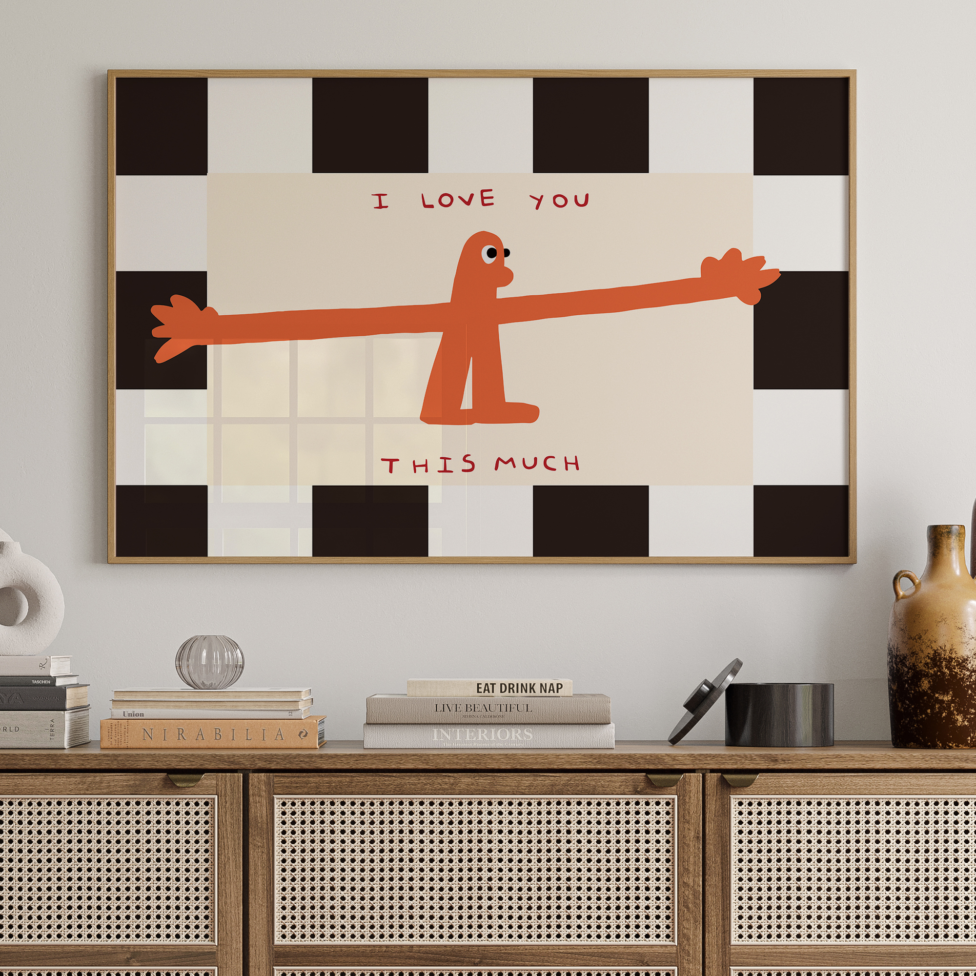 I Love You This Much Quote Wal - Interior Design Room ulasan dan harga