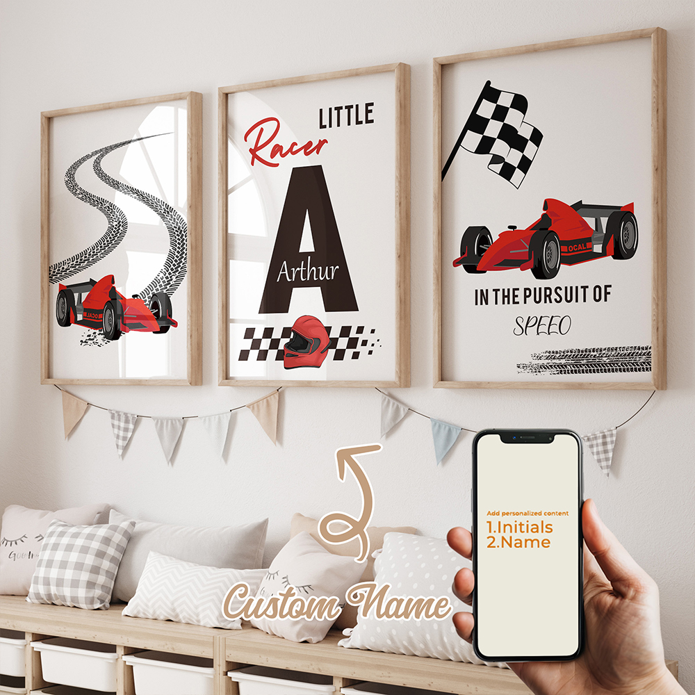 3pcs Personalized Custom Name  - Interior Design Room ulasan dan harga