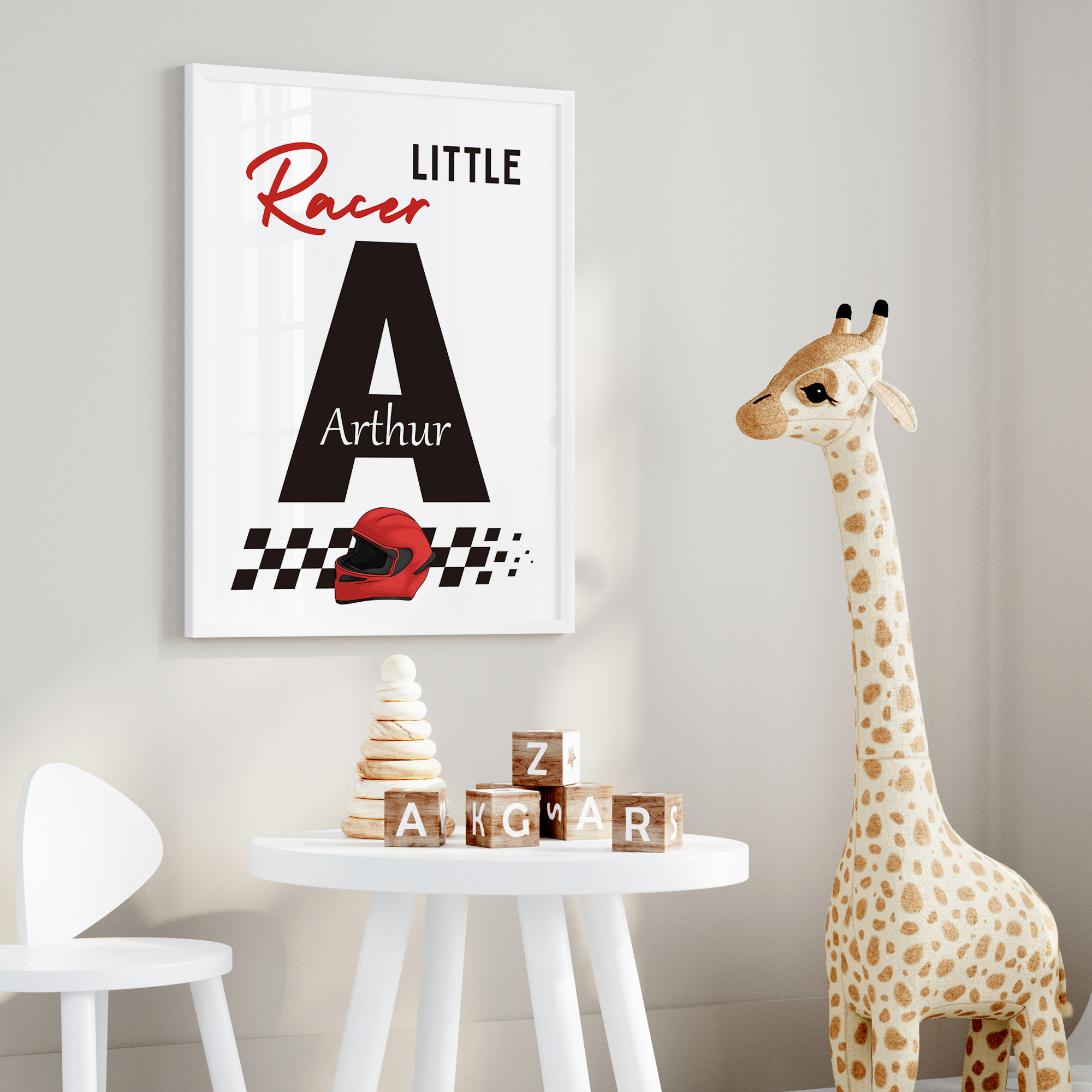 3pcs Personalized Custom Name  - Interior Design Room ulasan dan harga