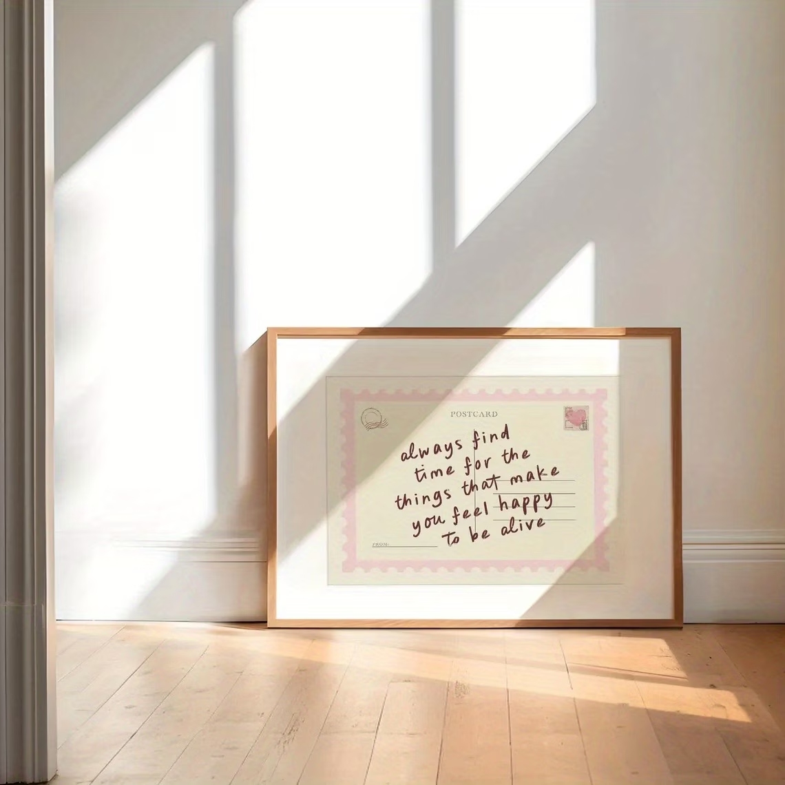 Retro Postcards That Encourage - Interior Design Room ulasan dan harga