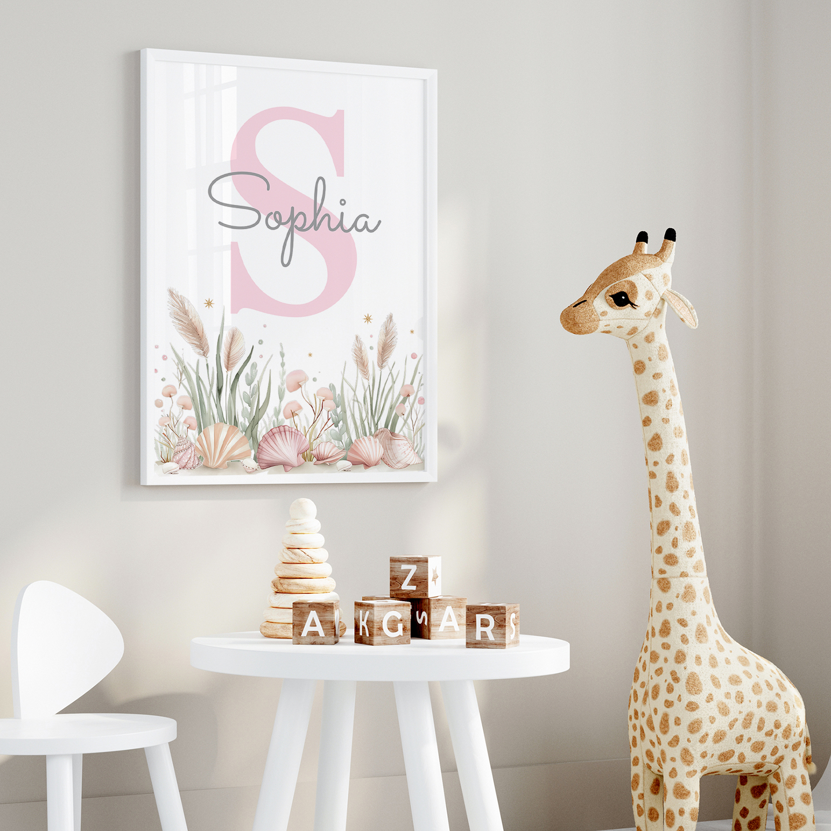 3pcs Personalized Custom Name  - Interior Design Room ulasan dan harga