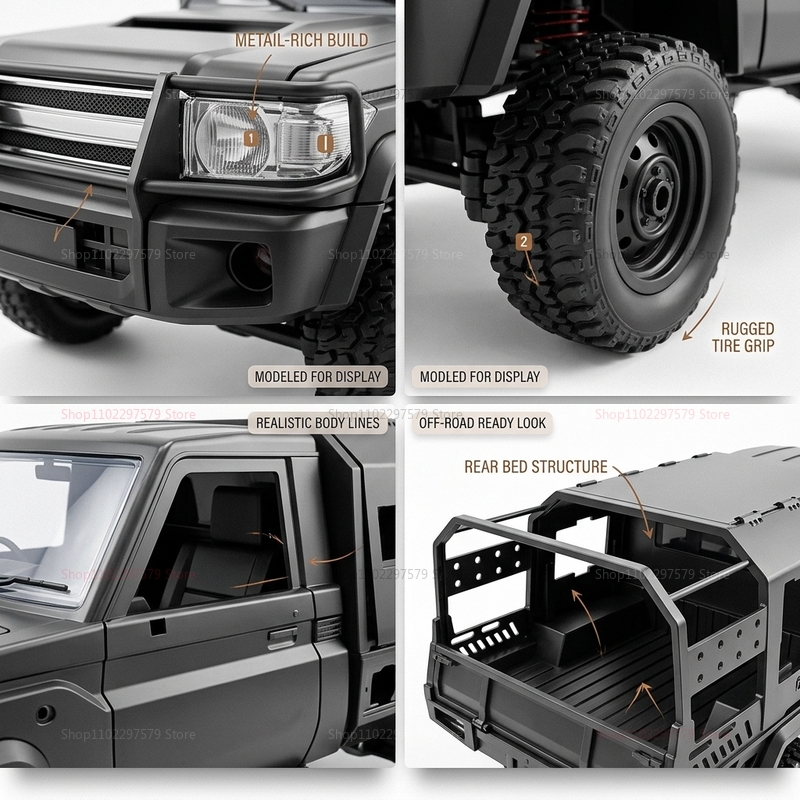 NEW 1:12 4WD RC Car MN82 MN82S - Interior Design Experience ulasan dan harga