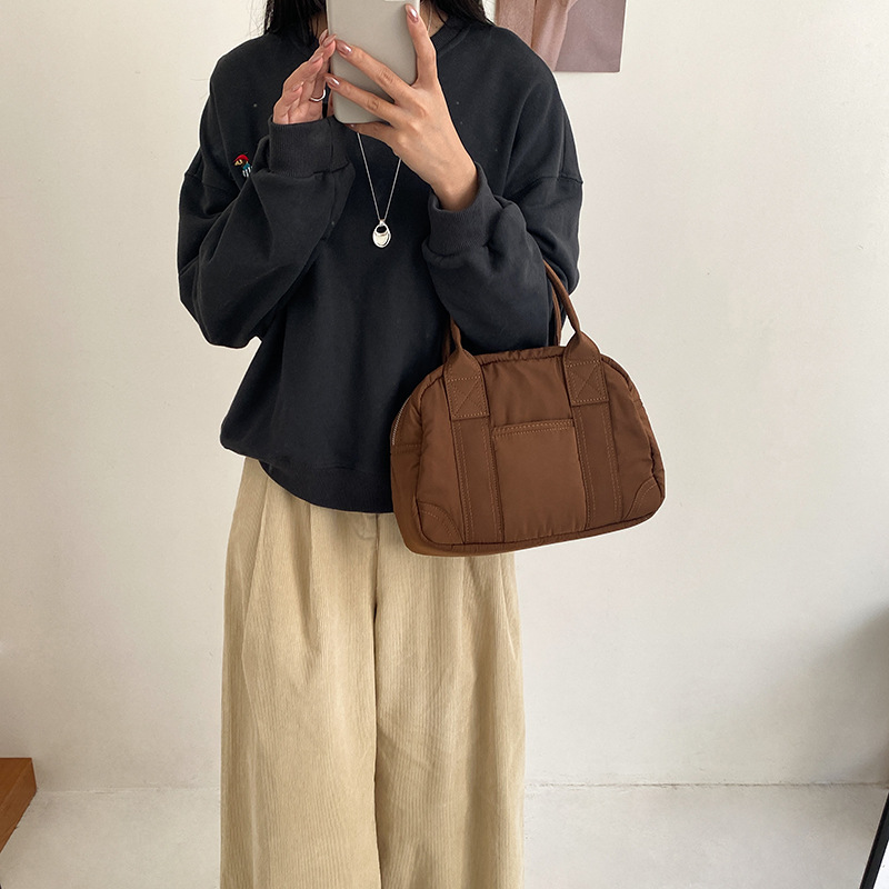 Women Nylon Shoulder Bag Korea - Interior Design Texture ulasan dan harga