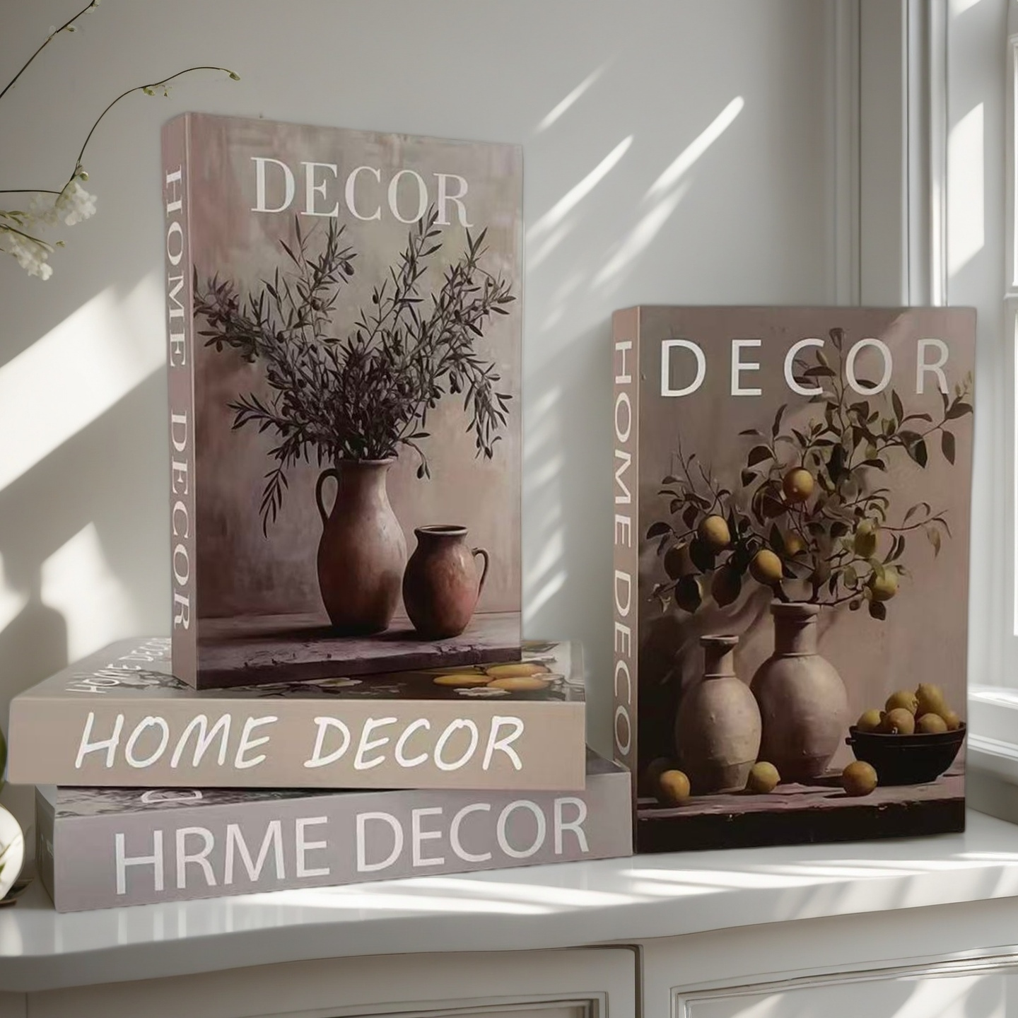 Open Luxury Fake Book Storage  - Interior Design Yearbook ulasan dan harga