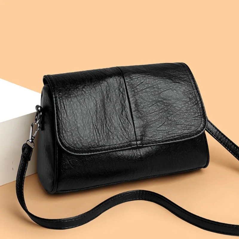 Retro Oil Wax Leather Crossbod - Interior Design Texture ulasan dan harga