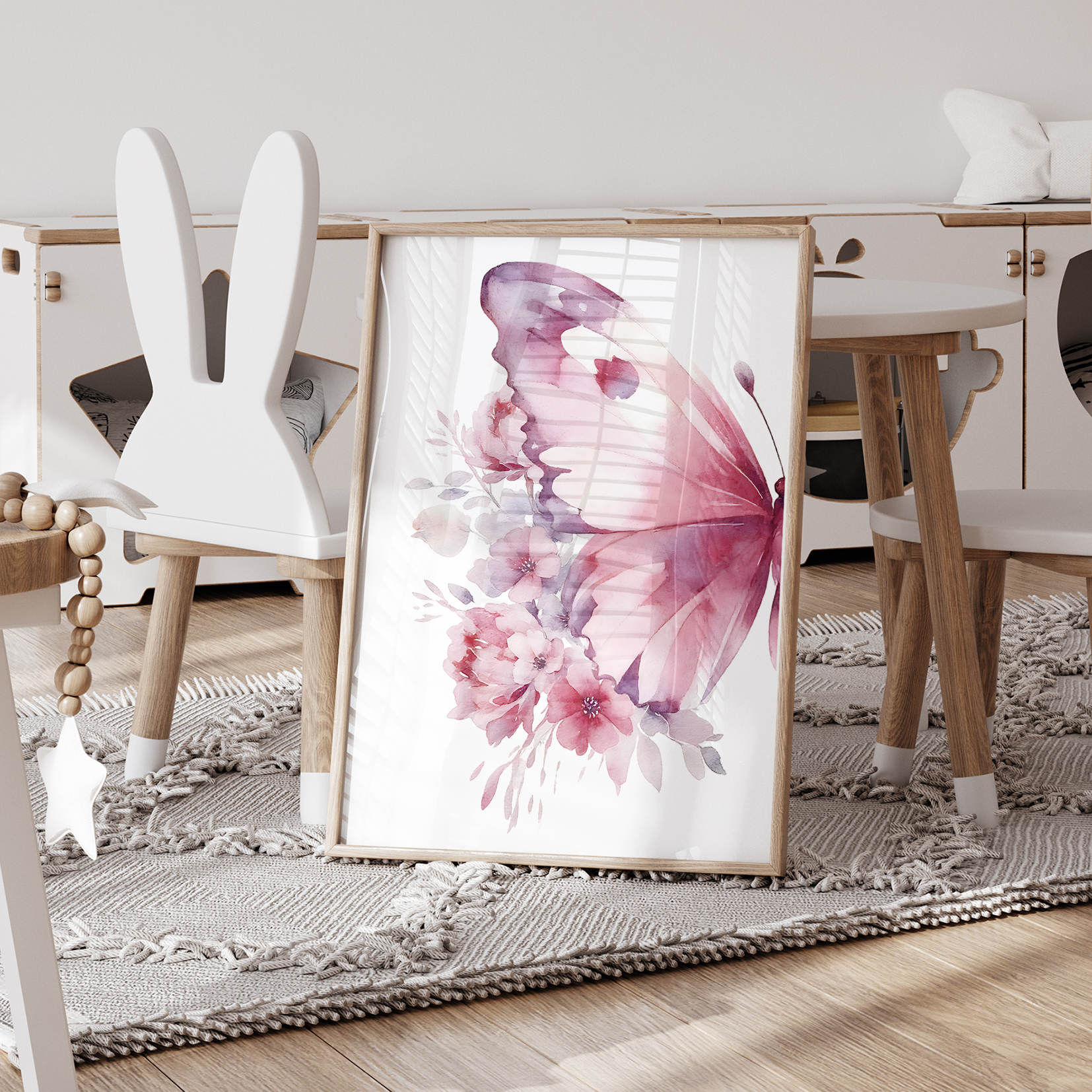 3pcs Cartoon Children Pink Lov - Interior Design Room ulasan dan harga