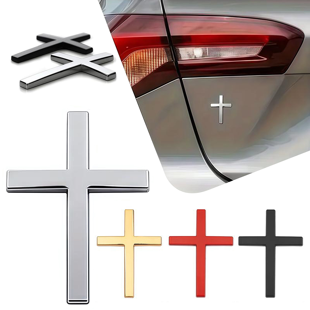 Christian Cross-Sticker SUV Ca - Interior Design Texture ulasan dan harga