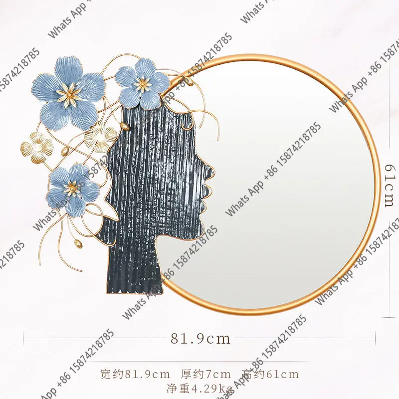 Premium Background Decorative  - Rattan Mirror Round ulasan dan harga
